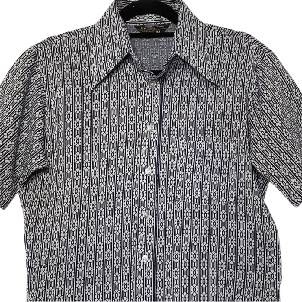 Vintage Towncraft JCPenney Polyester Button down